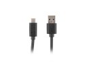 KABEL USB-C(M)->USB-A(M) 3.1 1M CZARNY LANBERG