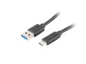 KABEL USB-C(M)->USB-A(M) 3.1 1M CZARNY LANBERG