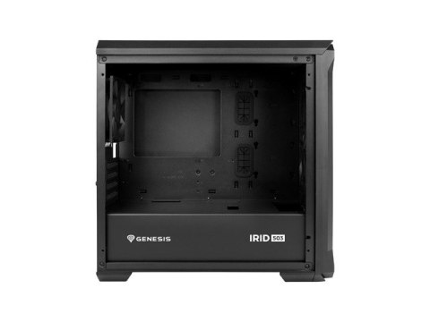OBUDOWA GENESIS IRID 503 V2 MATX MINI TOWER Z OKNEM CZARNA