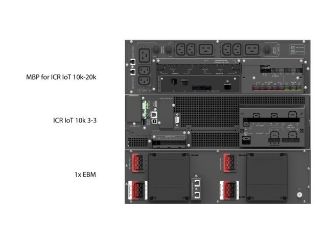 UPS POWERWALKER RACK VFI 10000 ICR IOT 3/3 ON-LINE 10KVA TERMINAL RJ-45 USB-B RS-232 3/3