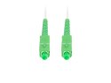 PATCHCORD ŚWIATŁOWODOWY SM SC/APC-SC/APC SIMPLEX 3.0MM LSZH G657B3 10M BIAŁY LANBERG