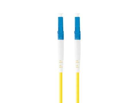 PATCHCORD ŚWIATŁOWODOWY SM LC/UPC-LC/UPC SIMPLEX 3.0MM LSZH G657A1 10M ŻÓŁTY LANBERG