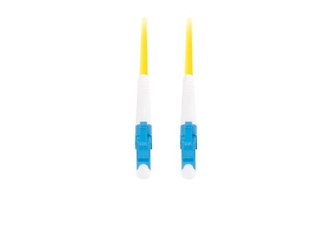 PATCHCORD ŚWIATŁOWODOWY SM LC/UPC-LC/UPC SIMPLEX 3.0MM LSZH G657A1 5M ŻÓŁTY LANBERG