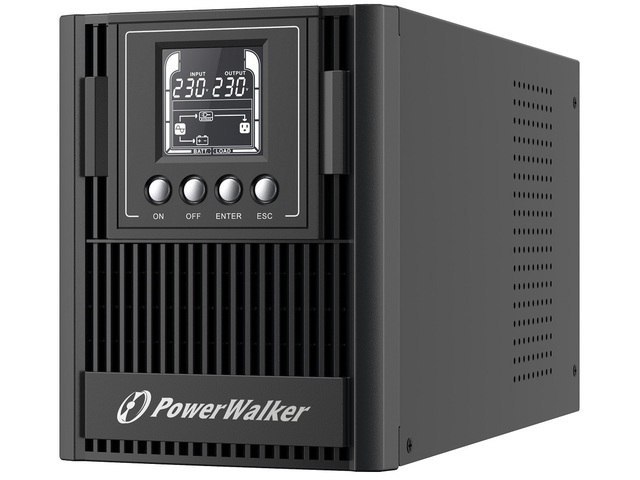 UPS POWERWALKER ON-LINE 1000VA AT 3X 230V SCHUKO, USB/RS-232, LCD, TOWER, EPO