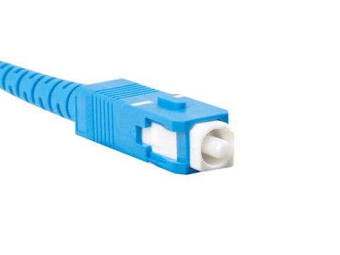 PATCHCORD ŚWIATŁOWODOWY SM SC/UPC-SC/UPC SIMPLEX 3.0MM LSZH G657A1 5M ŻÓŁTY LANBERG