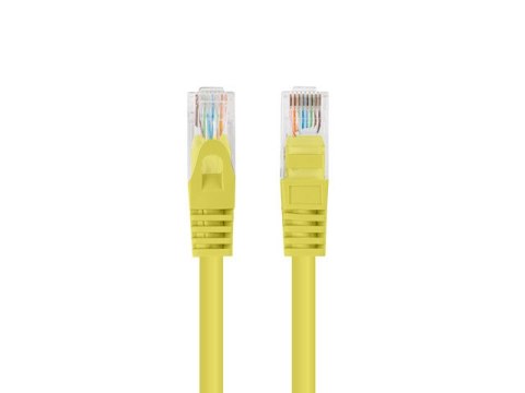 PATCHCORD KAT.5E UTP 1.5M ŻÓŁTY FLUKE PASSED LANBERG 10-PACK
