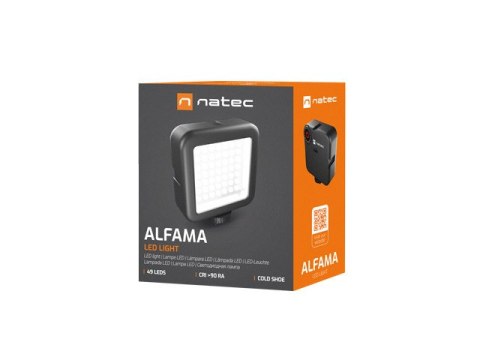 LAMPA LED NATEC ALFAMA LED DO APARATU LIVE STREAM ZDJĘCIA
