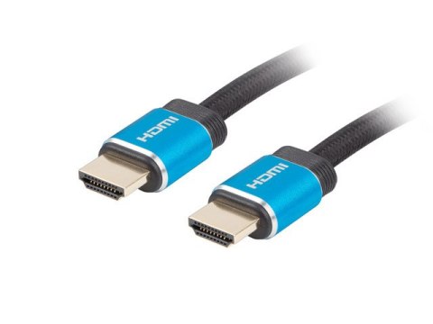 KABEL HDMI M/M V2.0 1M PEŁNA MIEDŹ CZARNY BOX PREMIUM CERTYFIKAT LANBERG