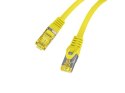 PATCHCORD KAT.6A S/FTP LSZH CU 2M ŻÓŁTY FLUKE PASSED LANBERG