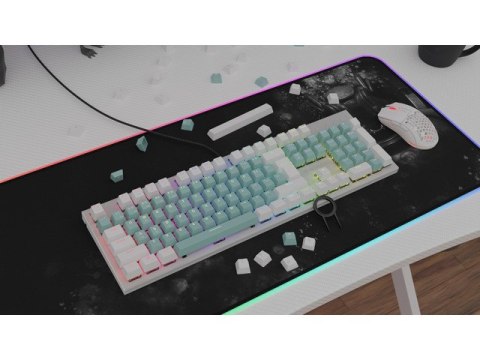 KEYCAPS GENESIS LEAD 300 MIĘTOWE DOUBLE SHOT