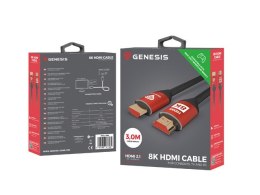 KABEL HDMI M/M V2.1 3M 8K 60HZ PREMIUM DO XBOX SERIES X/S GENESIS