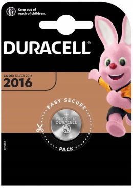 Bateria Duracell CR2016 3V 1BP Lithum