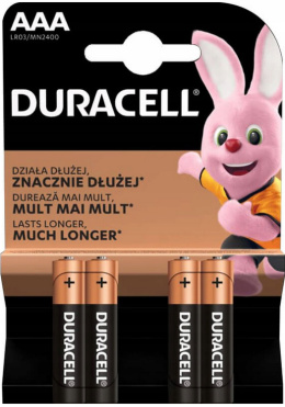 Bateria Duracell LR03 AAA Basic 4BP