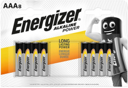 Bateria Energizer LR03 AAA Power 8BP