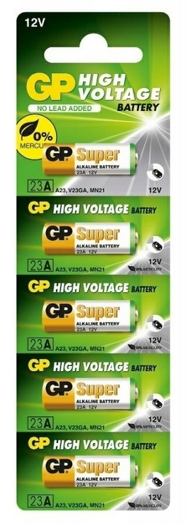 Bateria GP 23A 12V 5BP