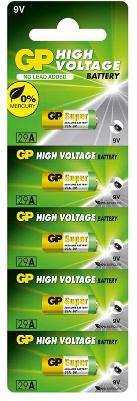 Bateria GP 29A 32A 9V