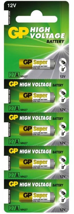 Bateria GP 27A 12V 5BP
