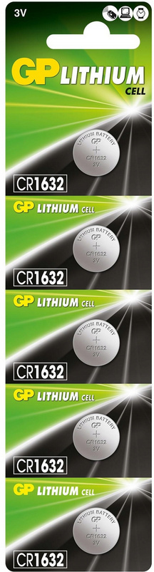 Bateria GP CR1632 3V 5BP Lithum