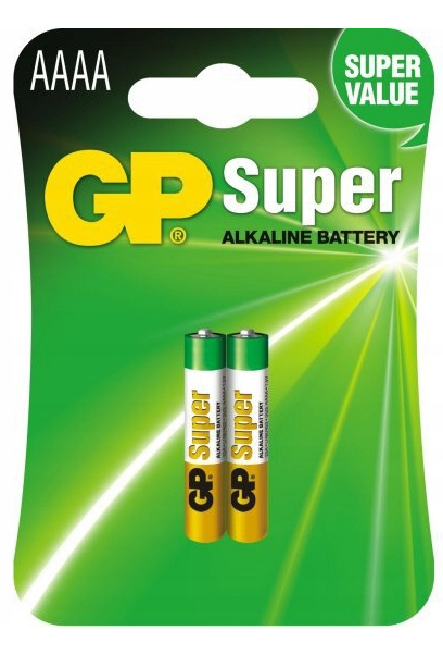 Bateria GP LR61 AAAA SUPER 1,5V 2BP