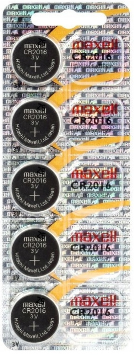 Bateria Maxell CR2016 5BP Lithum
