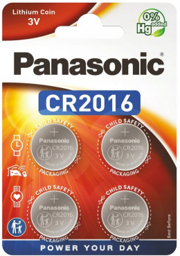 Bateria Panasonic CR2016 3V 4BP Lithum