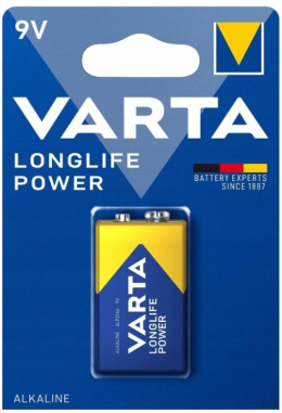 Bateria VARTA 6LR61 LONGLIFE POWER 9V 1B