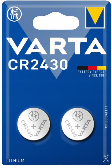 Bateria VARTA CR2430 3V 2BP Lithum