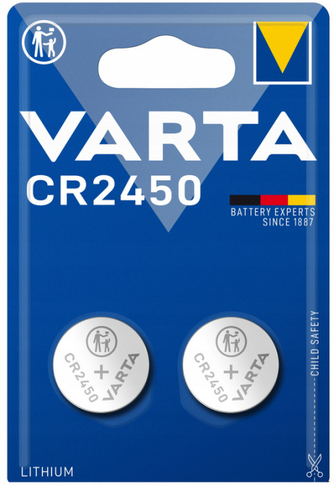 Bateria VARTA CR2450 3V 2BP Lithum