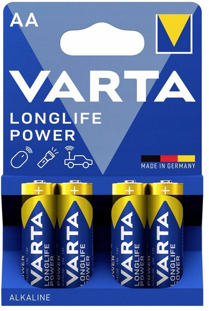 Bateria VARTA LR03 AAA LONGLIFE POWER 4B 4903 121 414 Blue HIGH ENERGY