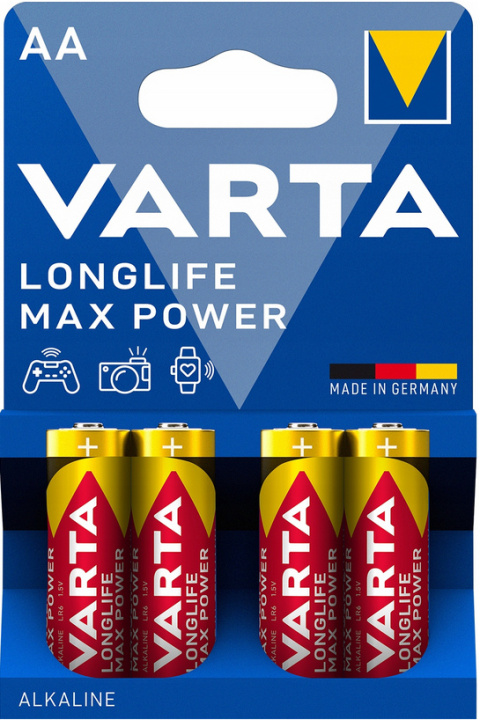Bateria VARTA LR6 AA LONGLIFE MAX 4B