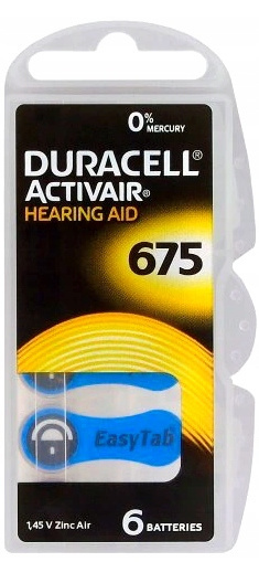 Duracell PR-675 PR44 DA675 6BP