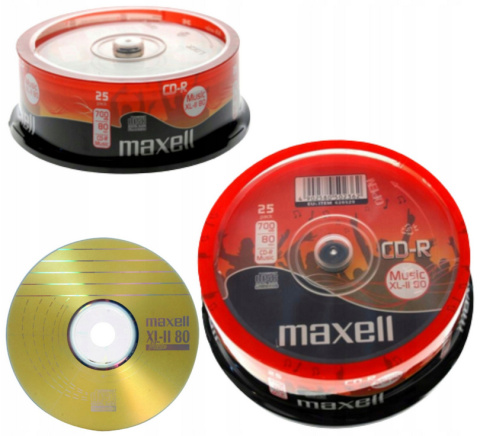 CDR Maxell 700 MB Cake 25 AUDIO