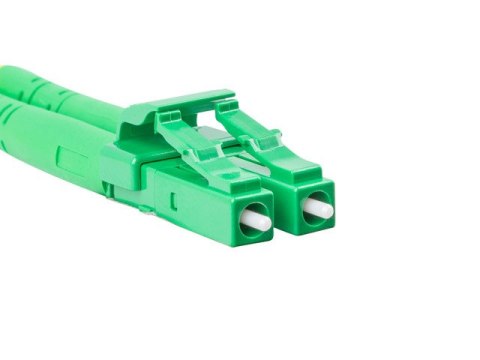 PATCHCORD ŚWIATŁOWODOWY SM LC/APC-LC/UPC DUPLEX 3.0MM LSZH G657A1 2M ŻÓŁTY LANBERG