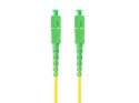 PATCHCORD ŚWIATŁOWODOWY SM SC/APC-SC/APC SIMPLEX 3.0MM LSZH G657A1 5M ŻÓŁTY LANBERG