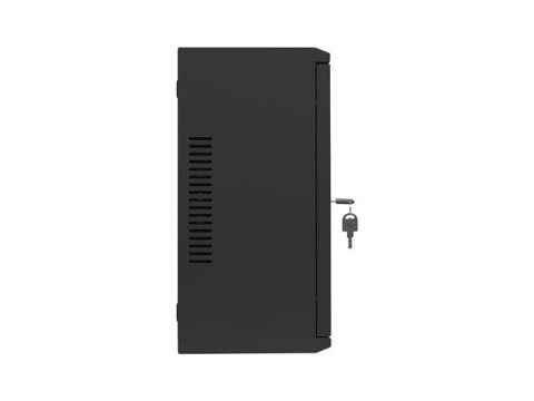 SZAFA INSTALACYJNA RACK WISZĄCA 19" 4U+3U 540X200 NISKOPROFILOWA CZARNA LANBERG (ZŁOŻONA)