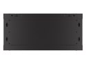 SZAFA INSTALACYJNA RACK WISZĄCA 19" 4U 600X450 CZARNA DRZWI PERFOROWANE LANBERG (FLAT PACK)