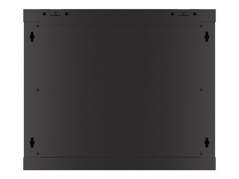 SZAFA INSTALACYJNA RACK WISZĄCA 19" 9U 600X450 CZARNA DRZWI PERFOROWANE LANBERG (FLAT PACK)