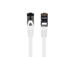 PATCHCORD KAT.8.1 S/FTP LSZH CU 0.5M BIAŁY FLUKE PASSED LANBERG