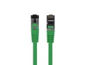 PATCHCORD KAT.8.1 S/FTP LSZH CU 0.5M ZIELONY FLUKE PASSED LANBERG