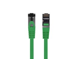 PATCHCORD KAT.8.1 S/FTP LSZH CU 0.5M ZIELONY FLUKE PASSED LANBERG