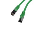 PATCHCORD KAT.8.1 S/FTP LSZH CU 0.5M ZIELONY FLUKE PASSED LANBERG