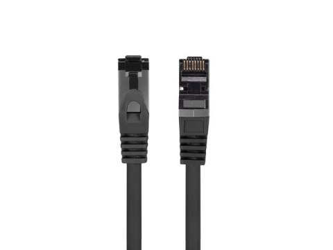 PATCHCORD KAT.8.1 S/FTP LSZH CU 1M CZARNY FLUKE PASSED LANBERG