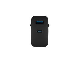 ŁADOWARKA SIECIOWA NATEC RIBERA GAN 1X USB-A + 1X USB-C 65W CZARNA