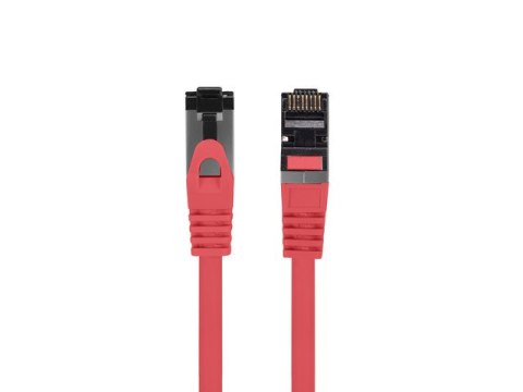 PATCHCORD KAT.8.1 S/FTP LSZH CU 1.5M CZERWONY FLUKE PASSED LANBERG