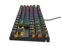 KLAWIATURA DLA GRACZY GENESIS THOR 303 TKL DE PODŚWIETLENIE RGB MECHANICZNA BROWN CZARNA HOT SWAP