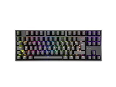 KLAWIATURA DLA GRACZY GENESIS THOR 404 TKL DE PODŚWIETLENIE RGB MECHANICZNA CZARNA GATERON YELLOW PR