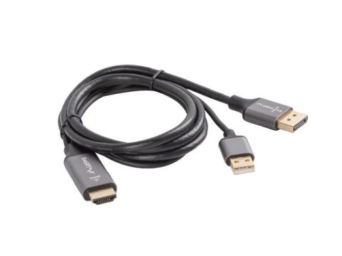 KABEL HDMI(M)->DISPLAYPORT(M) 1M 4K CZARNY LANBERG