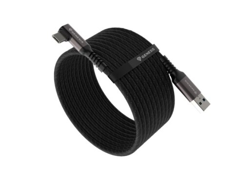 KABEL USB-C(M)->USB-A(M) 3.2 GEN 1 5M 5GB/S PD15W VR CZARNY GENESIS