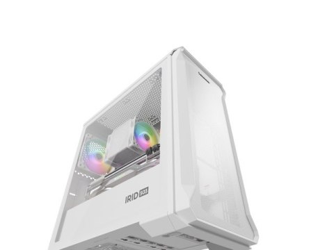 OBUDOWA GENESIS IRID 503 ARGB LITE MATX MINI TOWER Z OKNEM BIAŁA