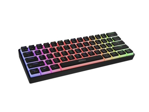 KLAWIATURA DLA GRACZY GENESIS THOR 660 G2 US BLACK BEZPRZEWODOWA RGB MECHANICZNA GATERON RED